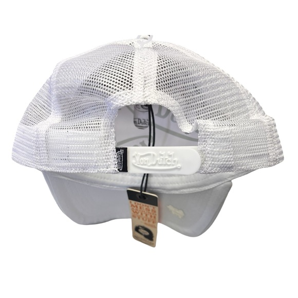 Von Dutch Black and White Logo Trucker Hats - Picture 7 of 7